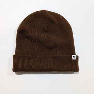 AE American Eagle Brown Knit Beanie